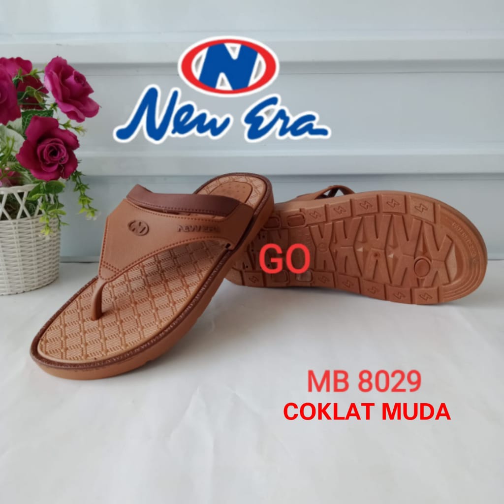 BB NEW ERA MB E 8029 SANDAL JAPIT Pria Sendal Karet Pria 39-43