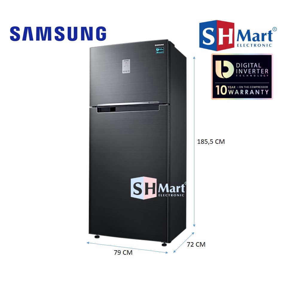 SAMSUNG KULKAS 2 PINTU 528 LITER INVENTER TWIN COOLING RT53K6231BS / RT53K (KHUSUS MEDAN)