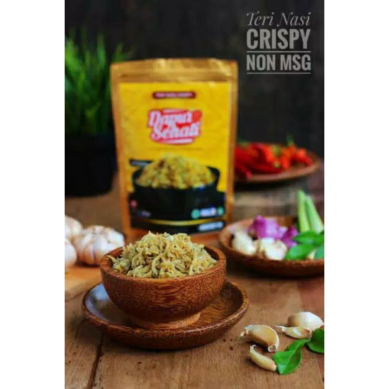 

Teri Nasi Crispy non MSG sehat enak