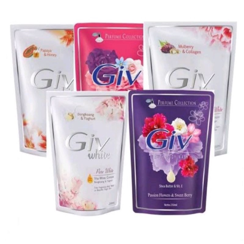 GIV BODY WASH SABUN MANDI CAIR REFFIL 400 ML