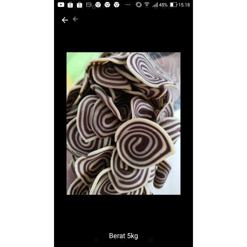 

Kuping gajah rasa ori 500gram