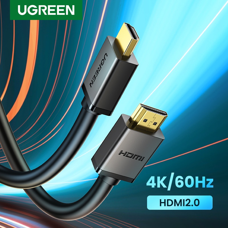Ugreen Kabel HDMI Ke HDMI 4K 60Hz Lapis Emas 2.0