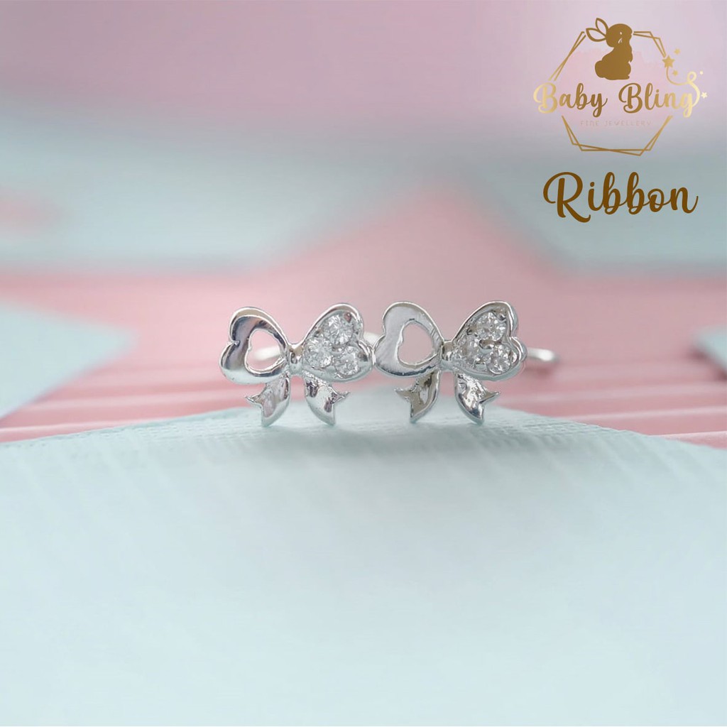 Anting Bayi &amp; Dewasa Baby Bling - Model Ribbon