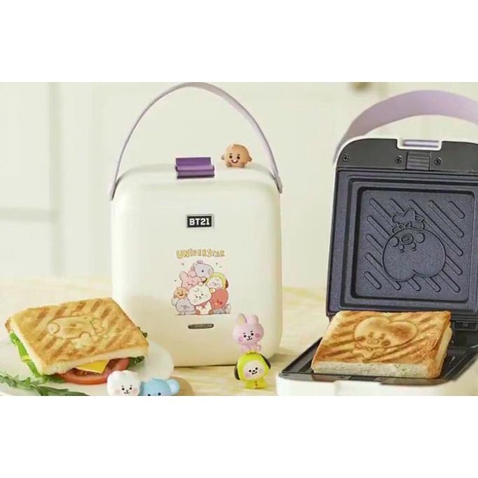 *#*#*#] BT21 Baby Sandwich Waffle Maker TOASTER / PEMANGGANG ROTI BT21 ORIGINL