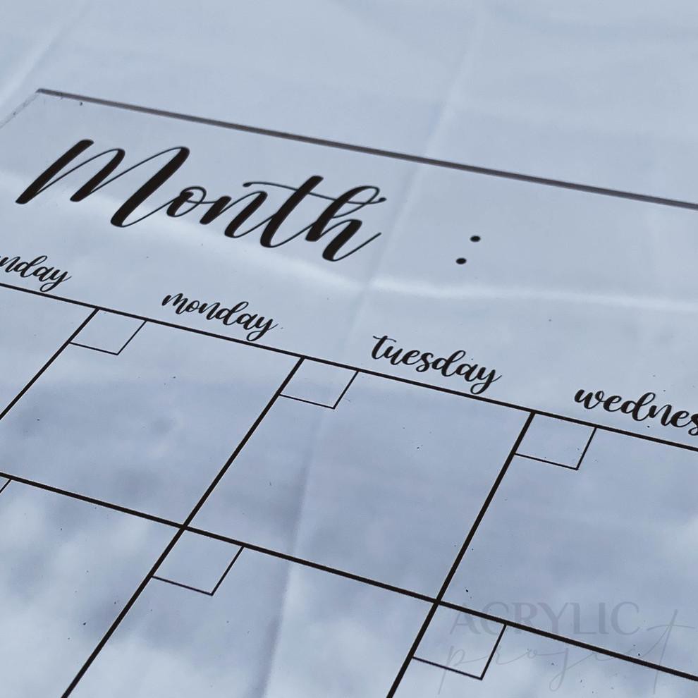 

Acrylic Monthly Weekly Planner B Akrilik (KODE 6596)
