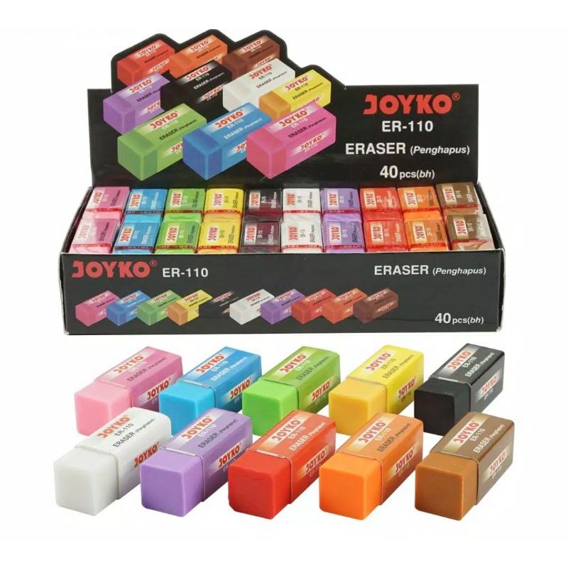 Penghapus Hapusan Pensil Joyko Warna Eraser ER-110