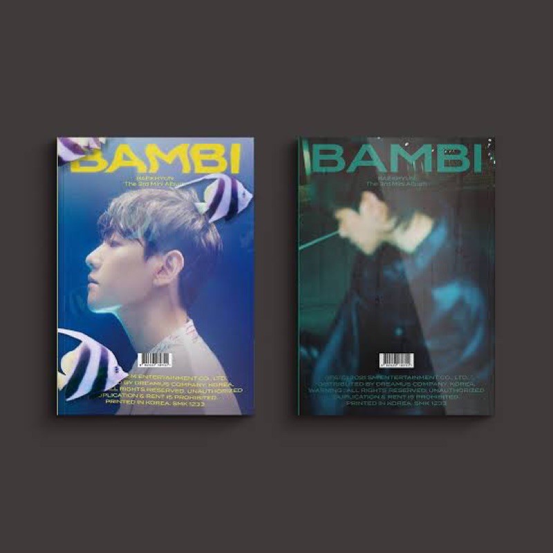 [READY STOCK] BAEKHYUN - Mini Album Vol.3 [Bambi] (Photobook ver.) SEALED