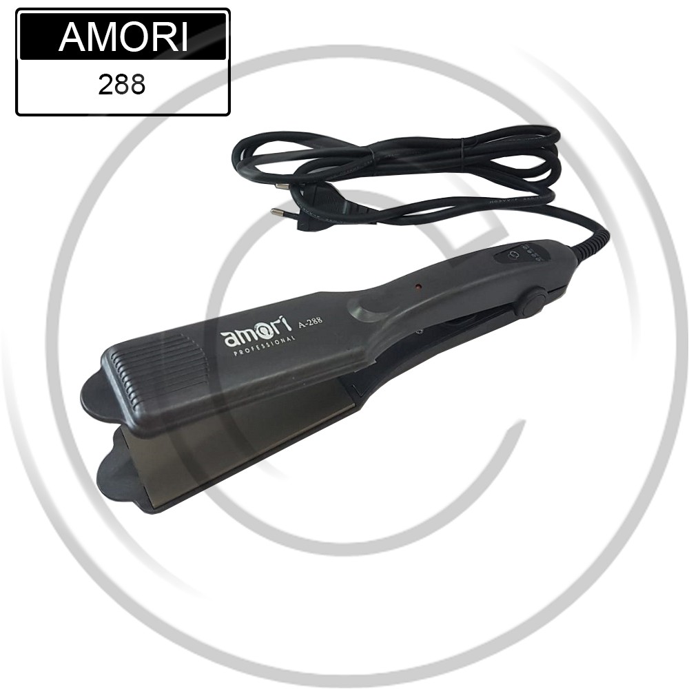 AMORI / AMORI-288 / Catokan Rambut 2in1 Plat Lebar Lurus