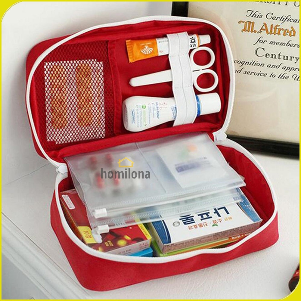 Tas Perlengkapan Obat P3K First Aid Kit - LG129 - Red