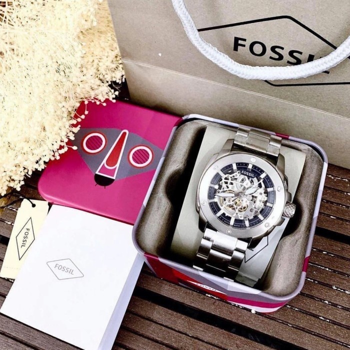 Original Jam Tangan Pria Merk Fossil Original Type : ME 3081 Matic Free Box Premium Kekinian