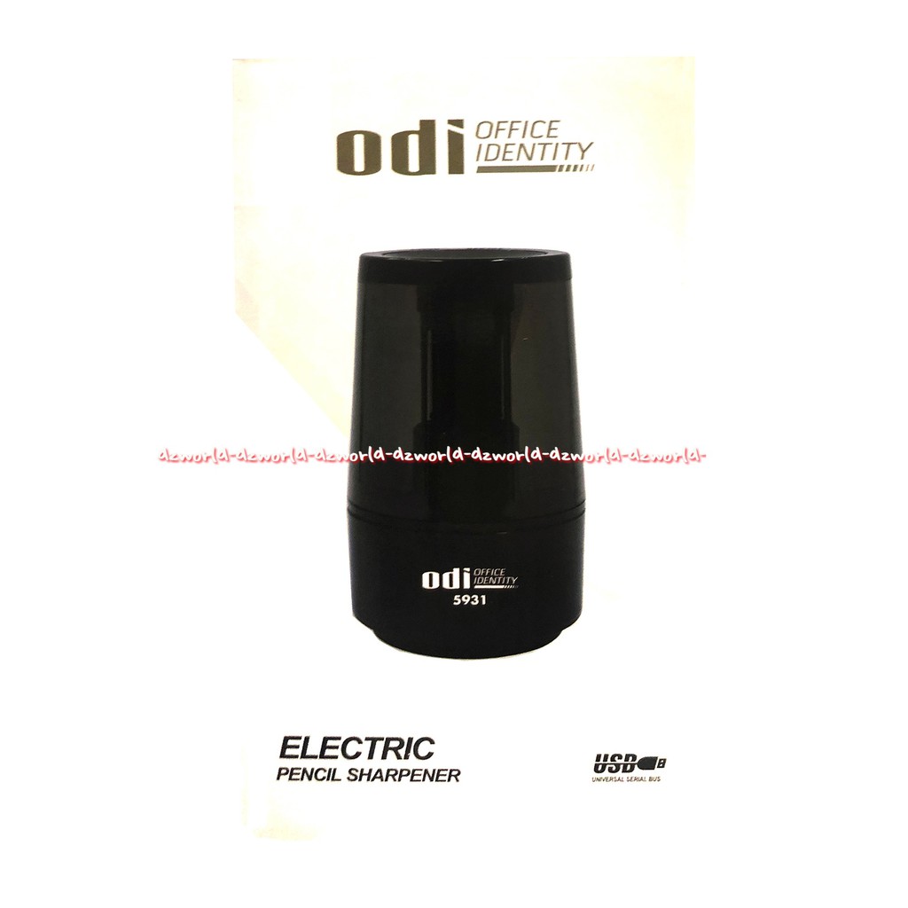 

Odi Office Pensil Sharpener USB Alat Rautan Pensil Pakai Kabel USB