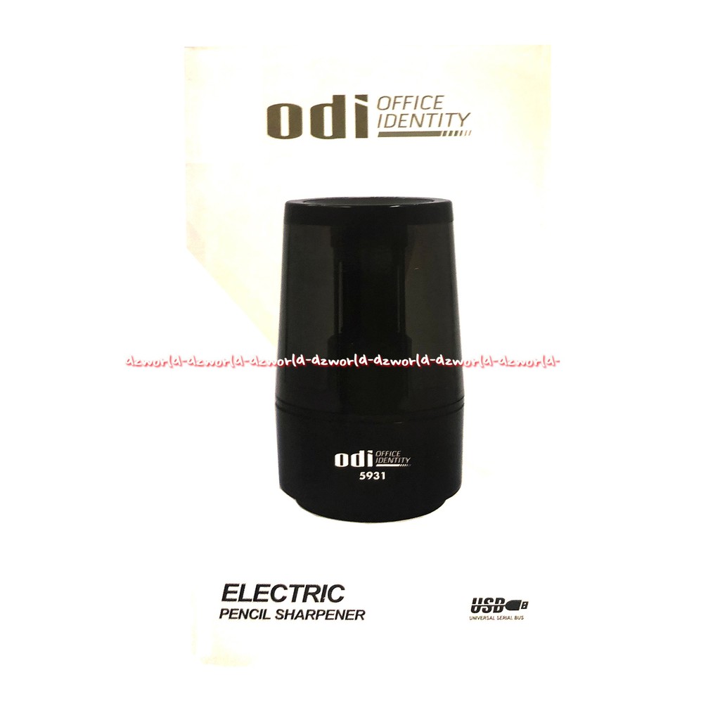 Odi Office Pensil Sharpener USB Alat Rautan Pensil Pakai Kabel USB