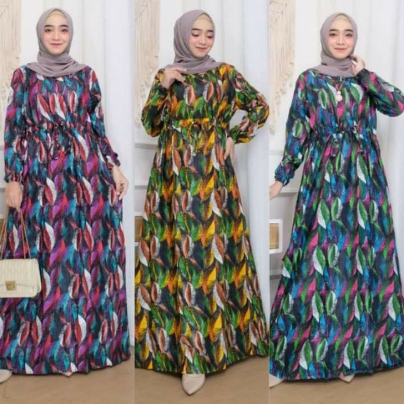 FADHILLA GAMIS BATIK  KATUN RAYON LD - + 110 TERBARU