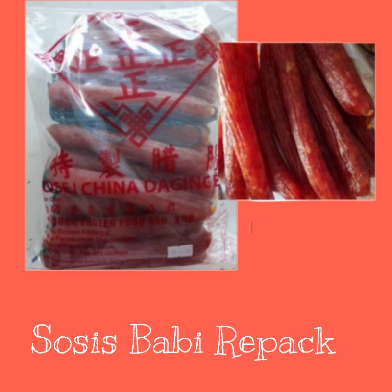 

Sosis Babi / Lapchiong Repack 1kg