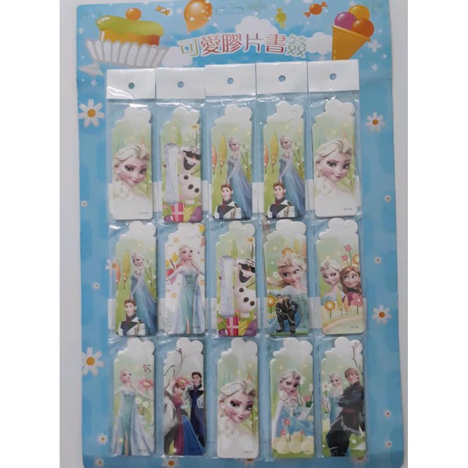 

BEST SELLER HIGH QUALITY Bookmark kertas Pembatas buku kertas frozen SES TERJAMIN