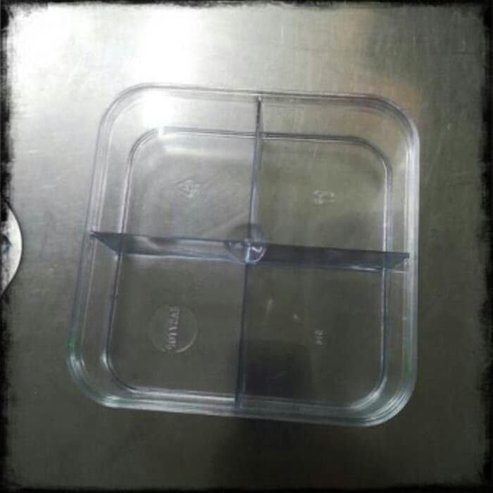 toples kue 4 sekat- toples 4 sekat/partisi (12pcs)