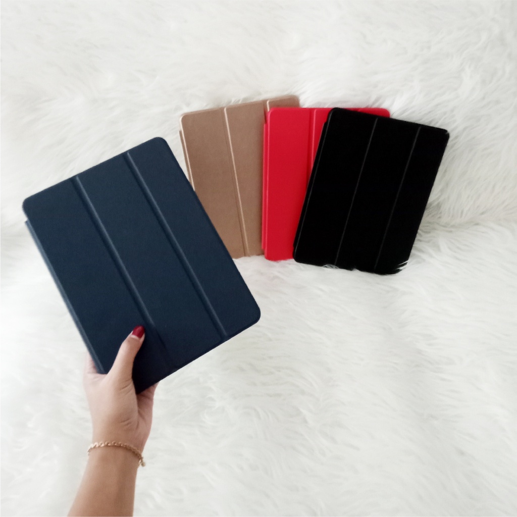 CASE IPAD ORIGINAL 7th 10.2 INCH LEATHER SMART CASING STAND SOFT COVER CASE KULIT PACKING IMPORT