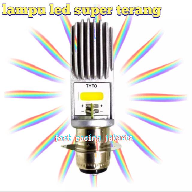 Lampu Led Depan Tyto 2 Sisi M2B Cree Original Ac Dc 8 Watt H6  Beat Mio