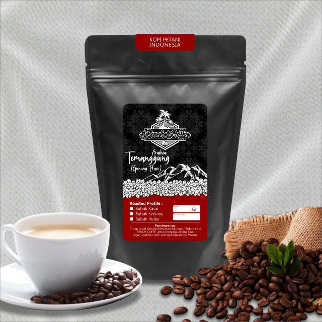 

Kopi Arabika Gn Sumbing Bubuk / Kopi Arabika Gn Sumbing Blend Medium Roast / Beach Coffe Arabica