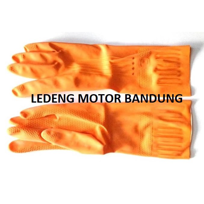 Sarung Tangan Karet Latex Glove Mencuci Bersih Berkebun Cuci Piring