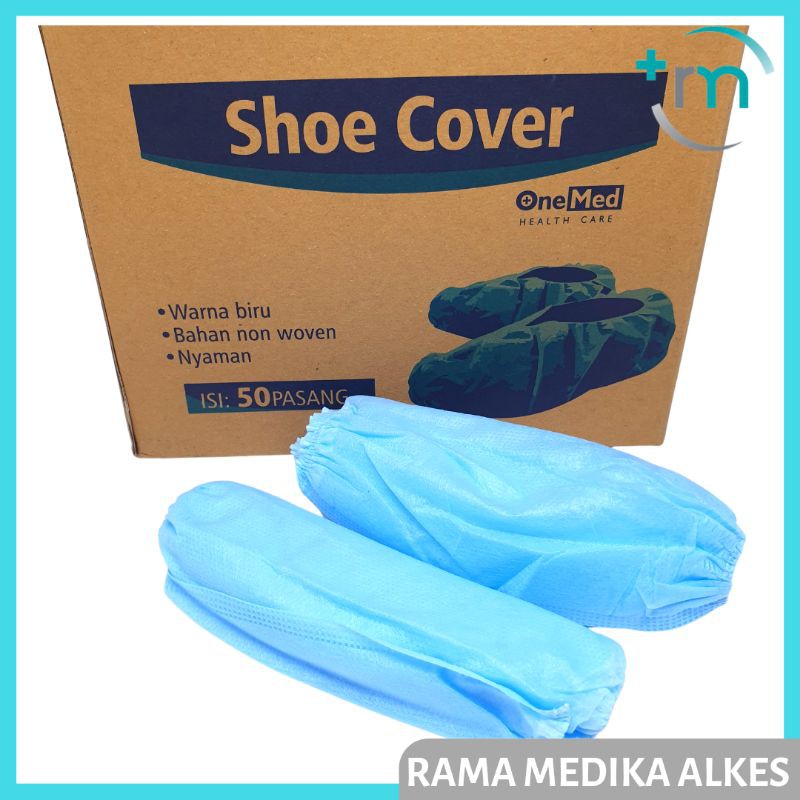Jual Shoe Cover Onemed Pelindung sepatu APD Cover Sepatu (harga per