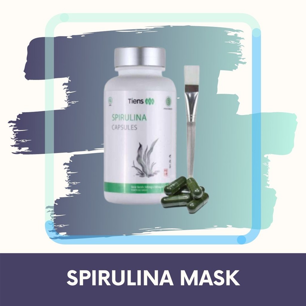 spirulina tiens / spirulina original / spirulina powder / spirulina ikan / spirulina masker wajah.