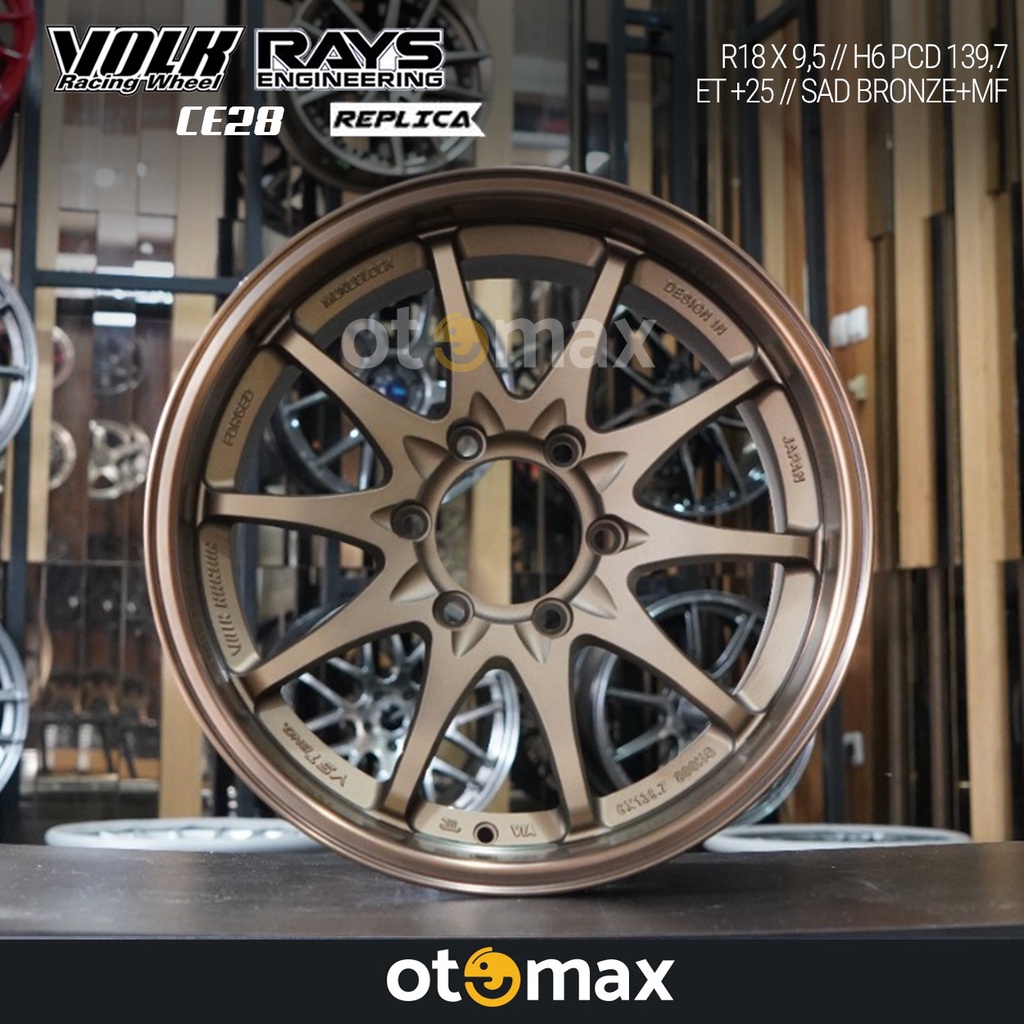 Velg Mobil Volk Rays Ce28 Ring 18 H6 Sand Bronze