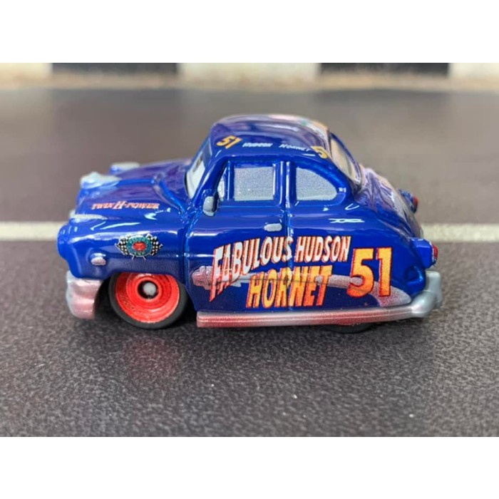 Disney Pixar Cars Mini Racers Fabulous Hudson Hornet Loose Pack - 4 cm