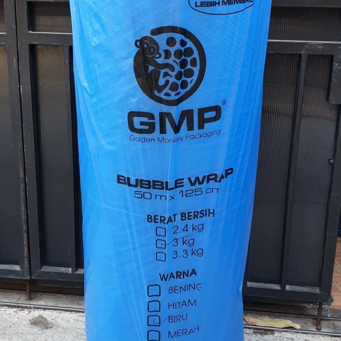 

Bubble Wrap BIRU / Blue 50m x 125cm GMP
