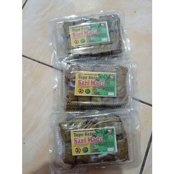 Tape ketan Sari Madu isi 10 pcs / Oleh oleh khas Kuningan / peuyeum ketan
