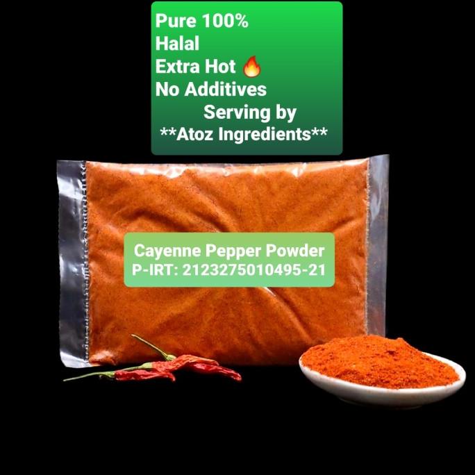 

Cayenne Pepper 500gram/ Bubuk Cabe Cayenne 500gram