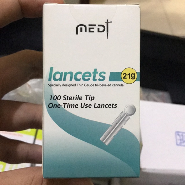 blood lancet jarum darah bekam 21G