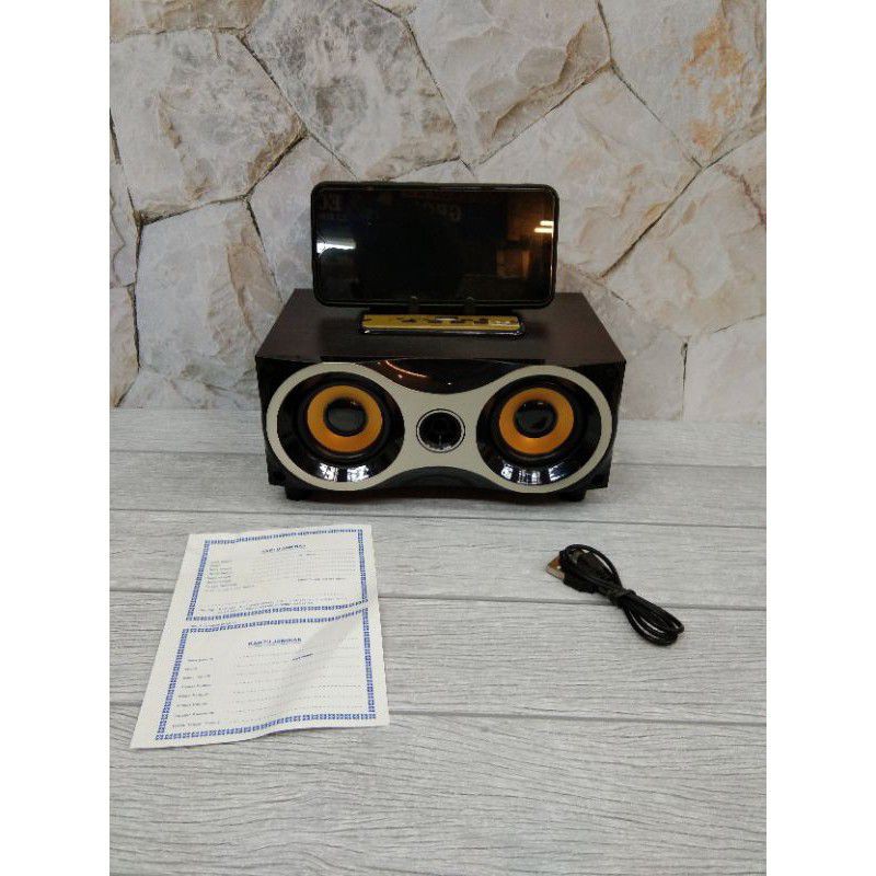 speaker portable bluetooth Fleco F-6 BT/FM Radio /memory/USB super bass/fleco f-6 mirip ms 4020