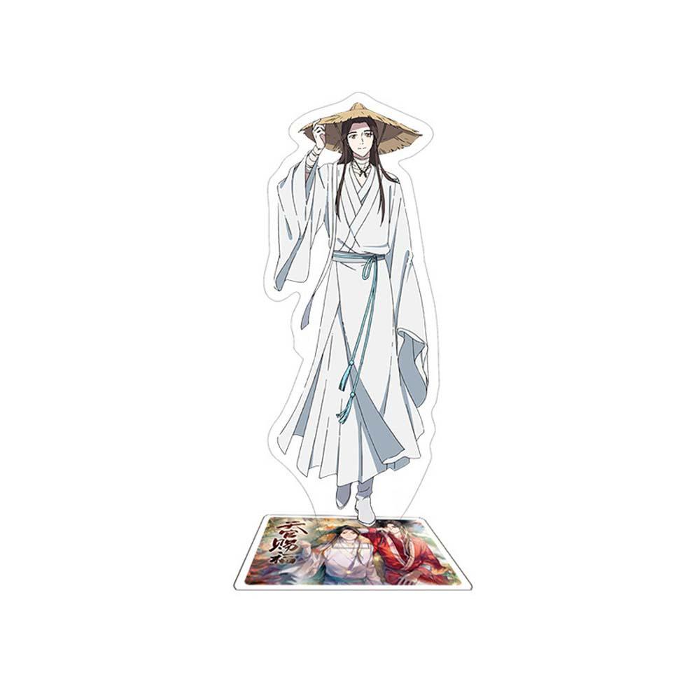 Lanfy Tian Guan Ci Fu Lucu Hua Cheng Xie Lian Dekorasi Mainan Koleksi Model Desktop Standing Card Akrilik Stand Figure