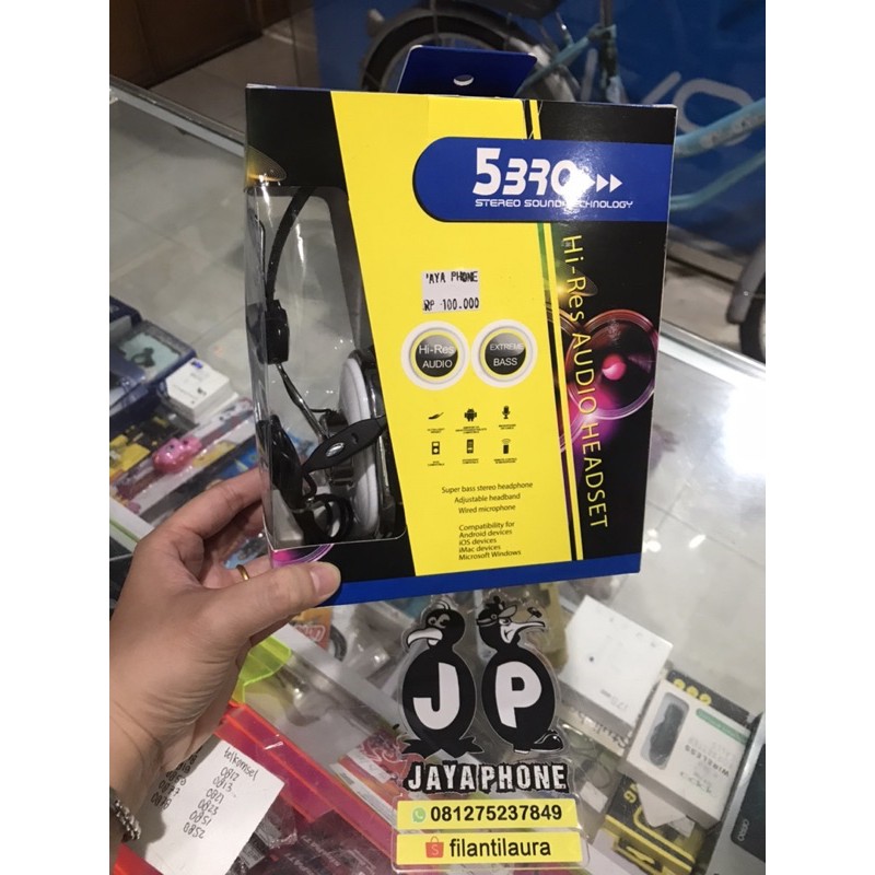 HEADSET DJ 5BRO STEREO SOUND