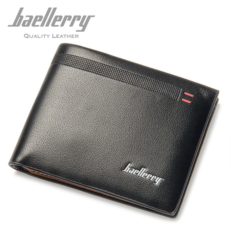 BAELLERRY DR001 Dompet Pria Bahan Kulit PU Leather Premium WATCHKITE WKOS