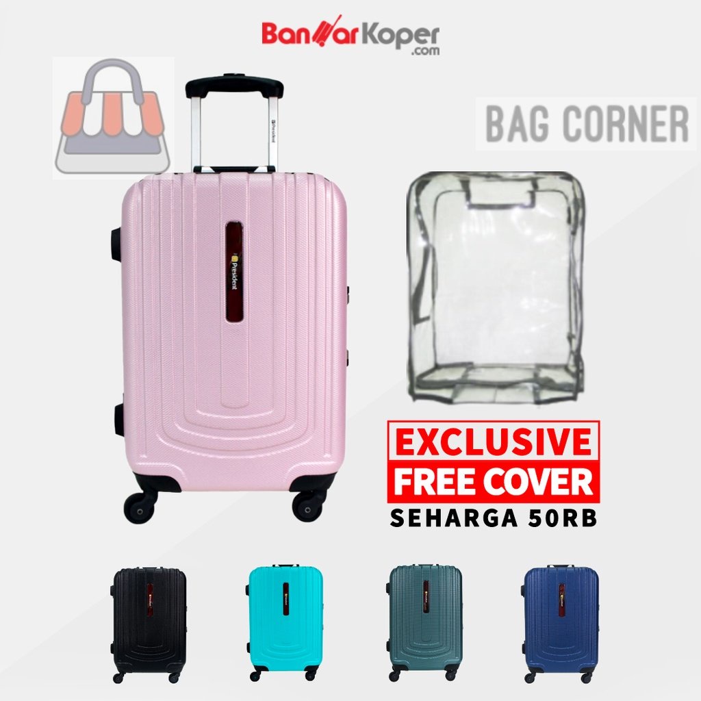 BagCorner - Tas Koper President 5280 Original Koper 24 Inch Hardcase Aluminium Frame