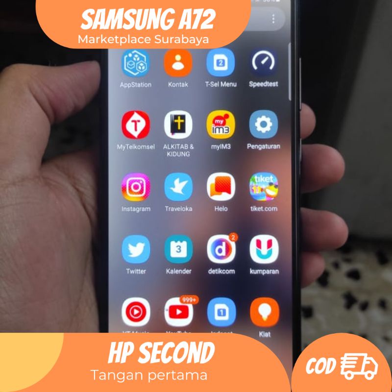 Samsung A72 Second Black