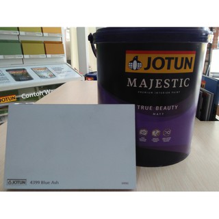  JOTUN  Majestic  True  Beauty  Matt 2 5Lt Blue Ash Cat  Tembok 