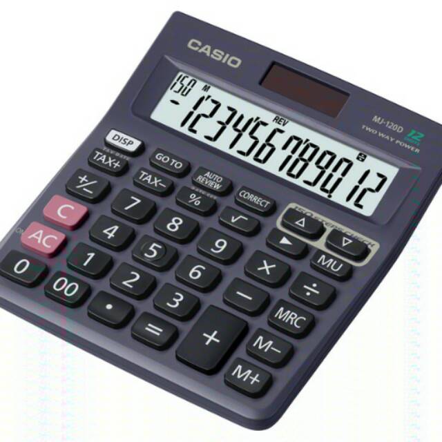 

Calculator CASIO MJ-120D