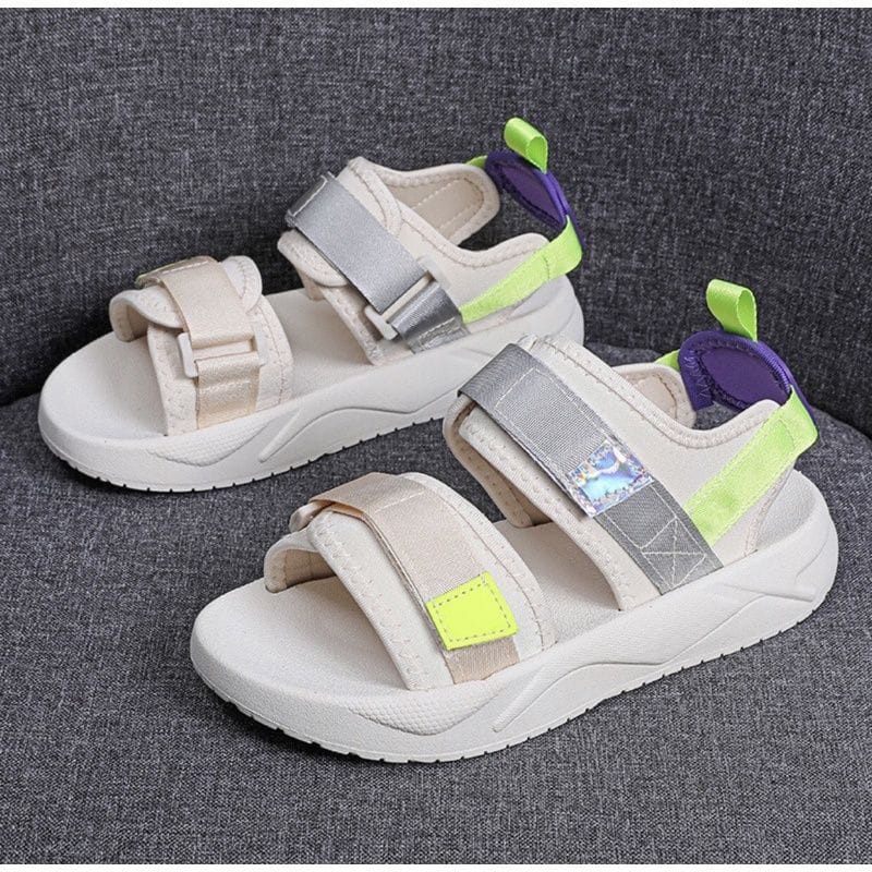  - Sandal Tali Wanita Strap Gunung Polos Tatum 01 02
