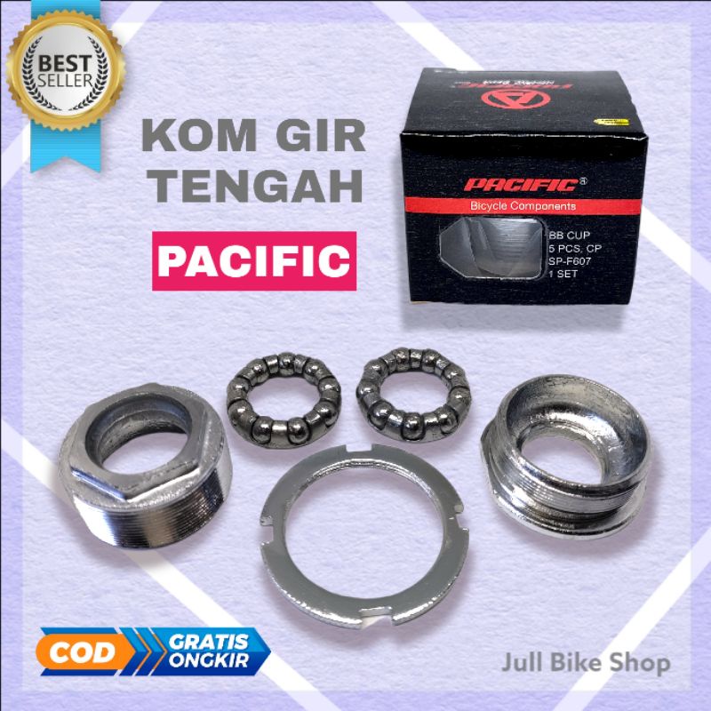 BB Cups sepeda pacific komgir as tengah pedal fixie mtb lipat anak jadul bottom bracket kom gir crank cup mangkok