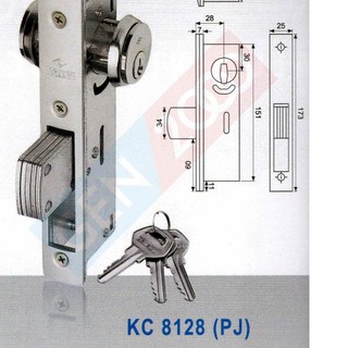 Jual Menarik Aluminium Door Lock Kc Dekkson Kunci Pintu Swing Aluminium Kc Dekson