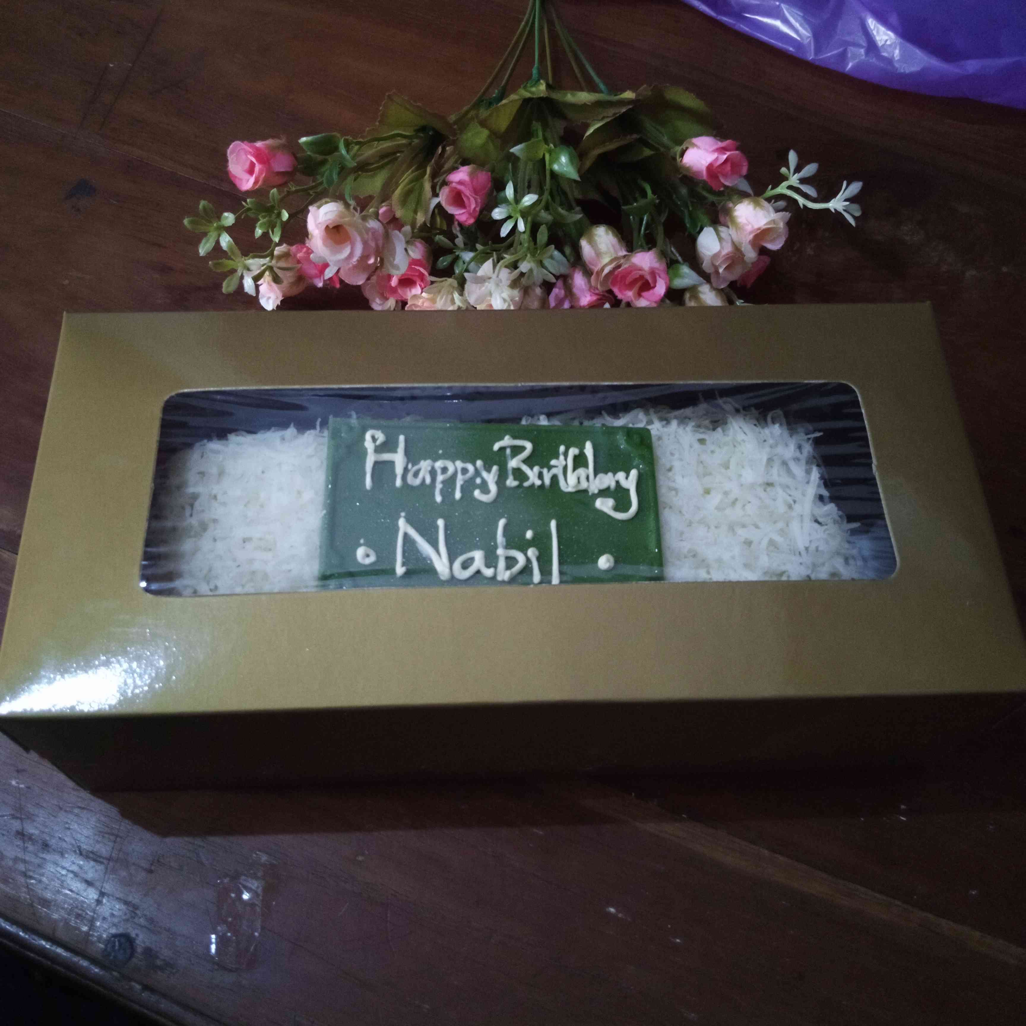 Dus Kue Cake Bolu Brownies Kotak Emas 12x25 Cm (minimal 5 Pcs)