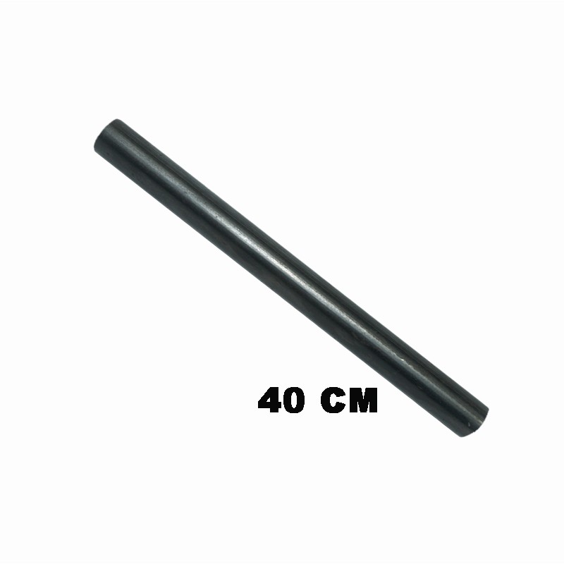 EELIC PIB-LGH3IX2MM PIPA BESI HITAM BULAT POLOS 3" x 2mm PANJANG 40 CM COCOK UNTUK DIY MESIN-MESIN