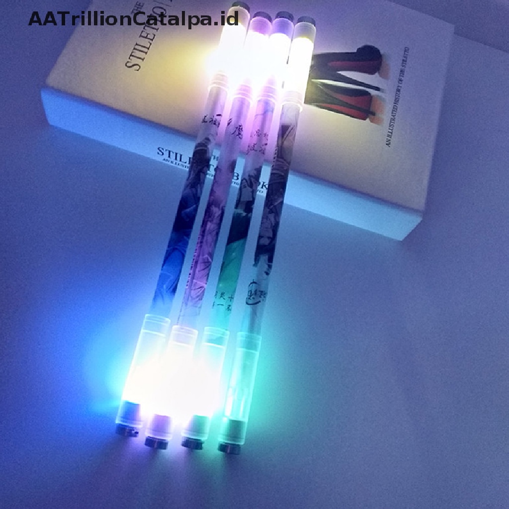 (AATrillionCatalpa) Pulpen Gaming Putar Luminous Untuk Pemula