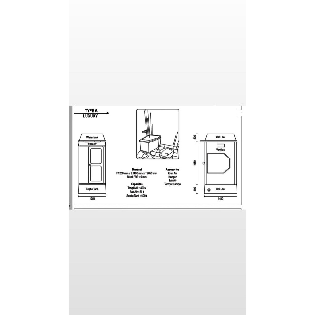 Toilet Portable type A