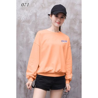 SWEATER KAOS  LENGAN  PANJANG  WANITA IMPORT REMAJA  PREMIUM 