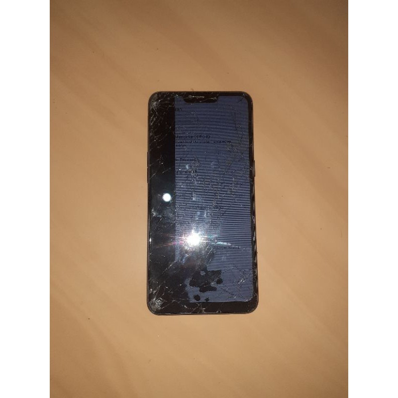 oppo a3s minus lcd pecah