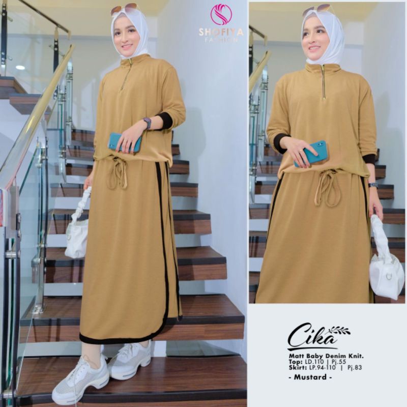 MIDI KAOS TRENDY | MIDI SET KEKINIAN | DRESS REMAJA